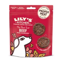 Lily's Kitchen Dog The Best Ever Beef Mini Burgers marhahúsos burger kutyák részére 70 g