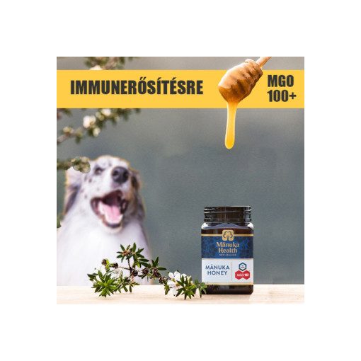 Manuka méz kutyáknak és macskáknak Immunerősítésre 100+ MGO 50 ml