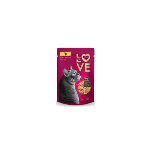 My Love csirke szószban alutasakos eledel felnőtt macskáknak 85 g