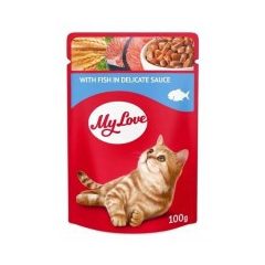   My Love hal szószban alutasakos eledel felnőtt macskáknak 100 g