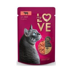   My Love marha szószban alutasakos eledel felnőtt macskáknak 85 g