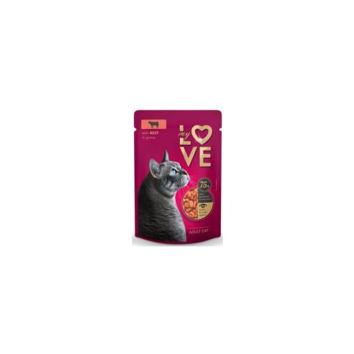 My Love marha szószban alutasakos eledel felnőtt macskáknak 85 g