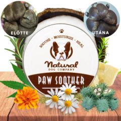   Natural Dog Company - Paw Soother® prémium vegán mancsregeneráló krém | sebes, repedezett, kipirosodott mancsokra - 59 ml