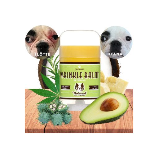 Natural Dog Company Wrinkle Balm® prémium vegán bőrredő stick | kipirosodott, irritált bőrredő ellen - 59 ml