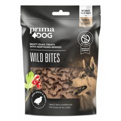   PrimaDog Wild Bites Quail with Hawthorn Berries | snack fürj galagonyával 150 g