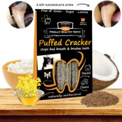   Qchefs Puffed Cracker természetes fogtisztító stick kutyáknak 75 g