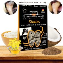 Qchefs Sizzles természetes fogtisztító jutalomfalat kutyáknak 65 g