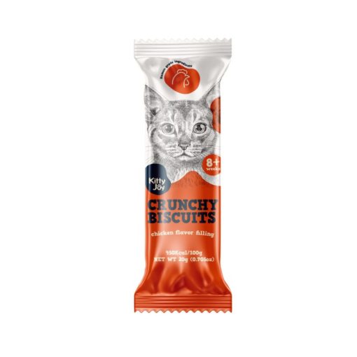 Kitty Joy Crunchy Biscuits csirkével töltve 20 g