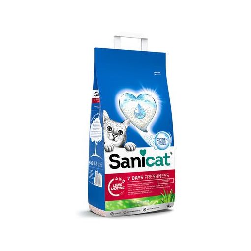 Sanicat 7days Freshness aloe vera illatú macskaalom 4 liter