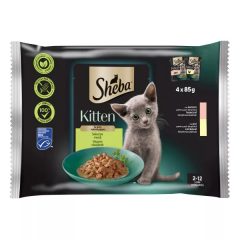   Sheba® Kitten vegyes választék mártásban kölyökmacskák számára 4x85 g