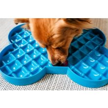 SloDog® habzsolásgátló tál kék