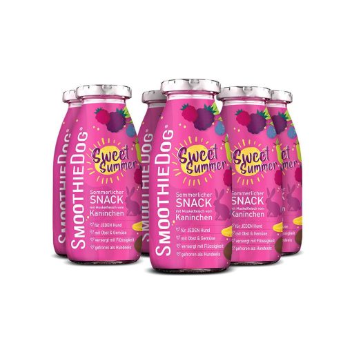 SmoothieDog® Summer Edition | nyúlhúsos smoothie menü kutyáknak 250 ml