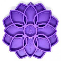   SodaPup® Mandala méreganyagmentes habzsolásgátló tál | lila