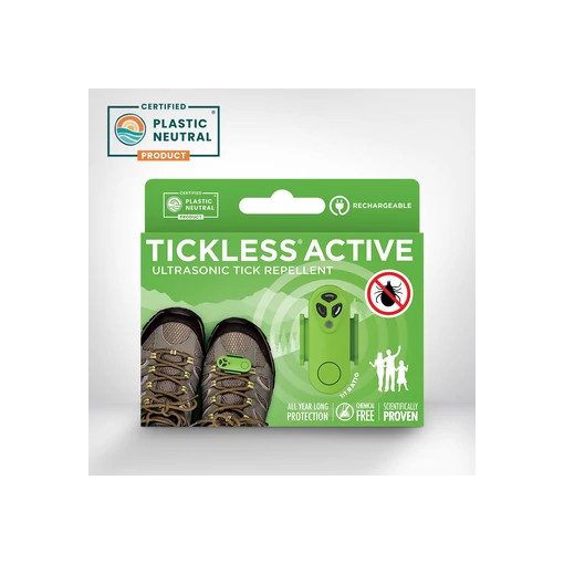 Tickless® Active vegyszermentes újratölthető kullancsriasztó gazdiknak | zöld
