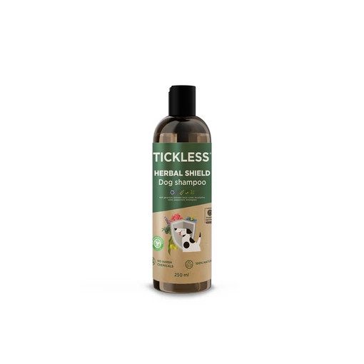 Tickless® Herbal Shield 100% természetes kutyasampon nagy sétákhoz 250 ml
