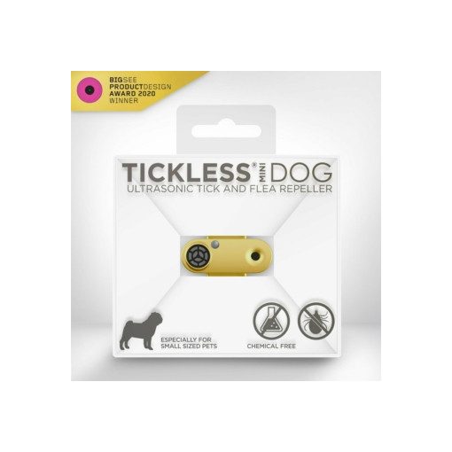 TickLess® Mini Dog tölthető kullancs- és bolhariasztó készülék | arany
