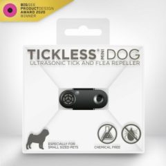   TickLess® Mini Dog tölthető kullancs- és bolhariasztó készülék | fekete