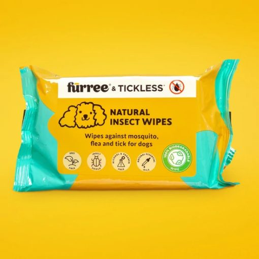 TickLess® Natural Insect Wipe kullancs, bolha és- szúnyogriasztó nedves törlőkendő