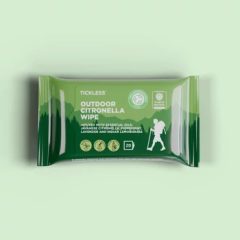   Tickless® Outdoor Citronella Wipe természetes kullancs- és szúnyogriasztó nedves törlőkendő gazdiknak 20 db