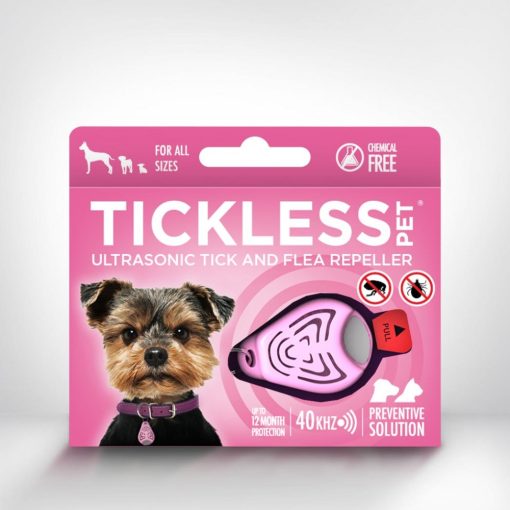 TickLess® Pet ultrahangos kullancs- és bolhariasztó készülék | pink