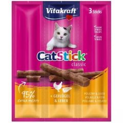   Vitakraft Cat Stick Mini jutalomfalat macskák részére csirkével és májjal 3x6 g