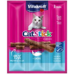   Vitakraft Cat Stick Mini jutalomfalat macskák részére lazaccal és pisztránggal 3x6 g