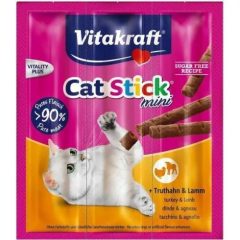   Vitakraft Cat Stick Mini jutalomfalat macskák részére pulykával és báránnyal 3x6 g