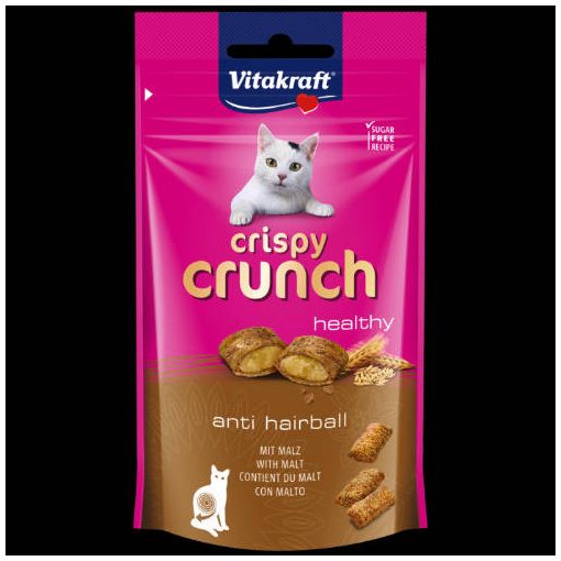 Vitakraft Crispy Crunch anti hairball jutalomfalat malátával macskák részére 60 g