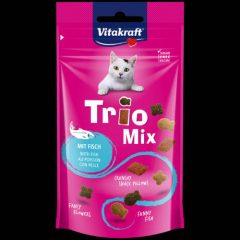   Vitakraft Trio Mix jutalomfalat hallal macskák részére 60 g