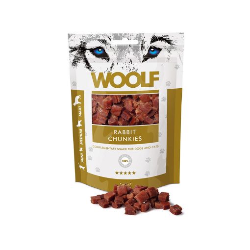 Woolf Chunkies Rabbit tréning kockák | nyulas 100 g