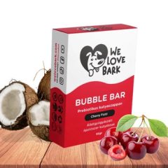   We Love Bark Bubble Bar szőrtisztító és kondícionáló prebiotikus kutyaszappan 95 g
