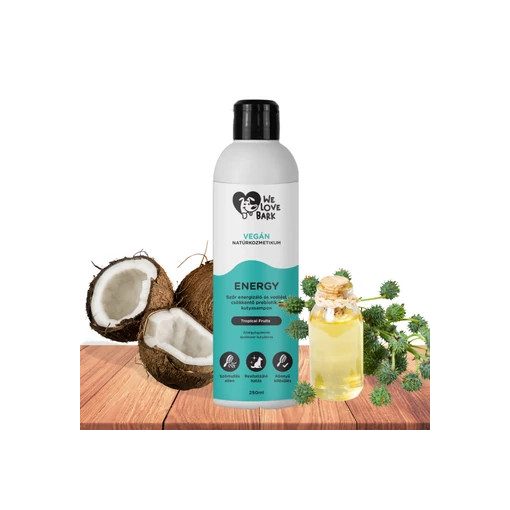 We Love Bark Energy vedlés csökkentő prebiotikus kutyasampon 250 ml