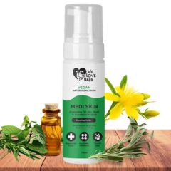   We Love Bark Medi Skin prebiotikus szemkörnyék, fül, bőr és redő ápoló hab kutyáknak 175 ml