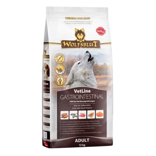 Wolfsblut VetLine Gastrointestinal kacsával és édesburgonyával 12 kg