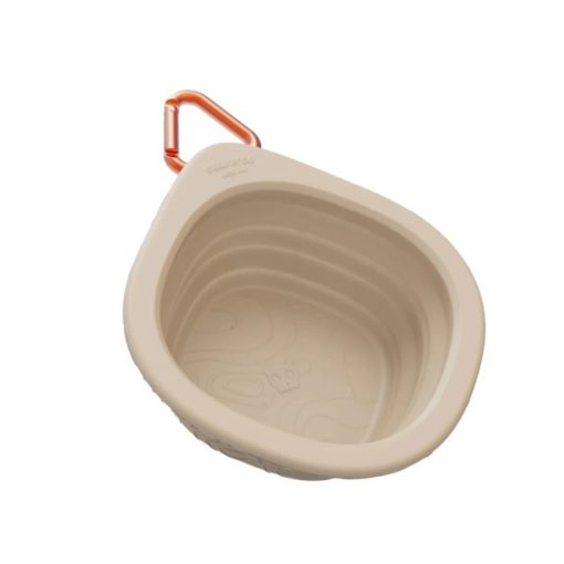 Zee.Dog Go Bowl Biscotti összecsukható szilikon utazótál | krém 600 ml