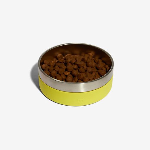 Zee.Dog Tuff Bowl rozsdamentes kutyatál | lime 1,2 l